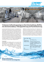 Referenz "Trinkwasser-Aufbereitungsanlage zur Rest-Entschwefelung, Nitrifikation (Ammoniumabbau), Trübungsentfernung und Fluoridreduzierung"
