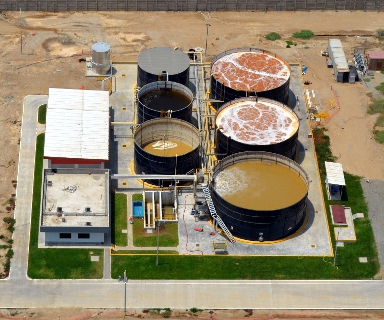 wastewater treatment plant in peru